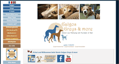 Desktop Screenshot of galgos-greys-and-more.org